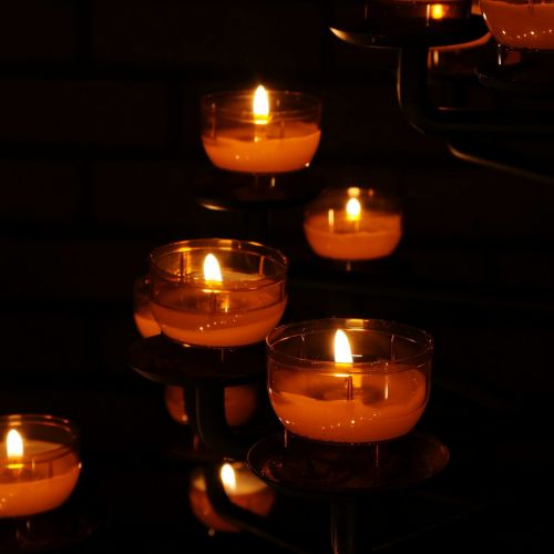 prayer of intercession candles tealight