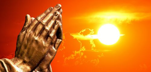 praying hands faith hope