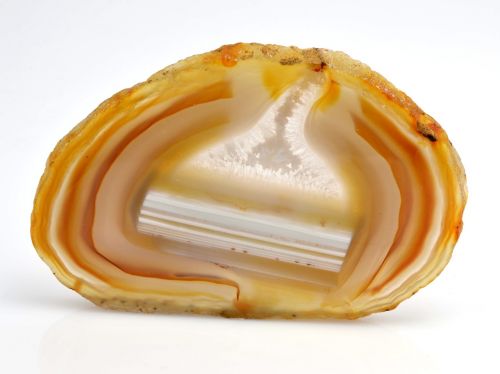 precious stone agate orange