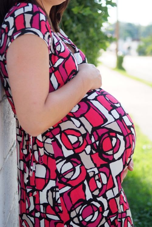 pregnant maternity outdoors