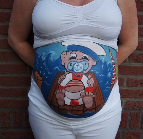 pregnant bellypaint belly painting