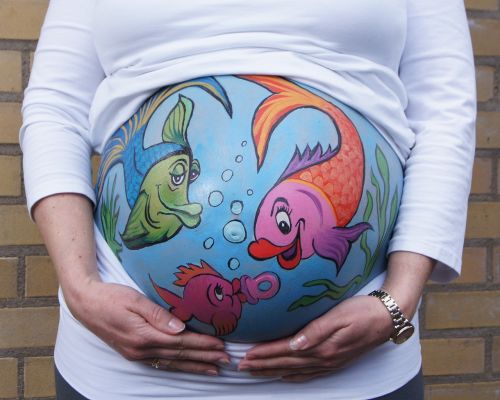 pregnant bellypaint belly painting