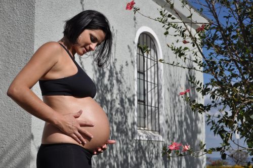 pregnant woman pregnant big belly