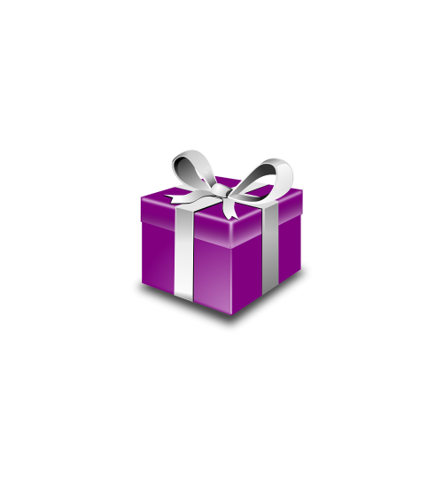 present gift purple