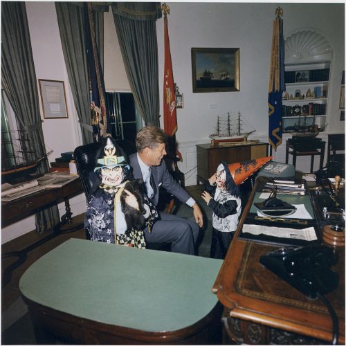 president john f kennedy white house oval office