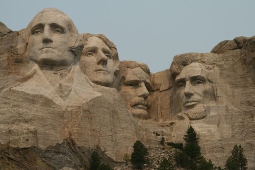presidents sculpture stone