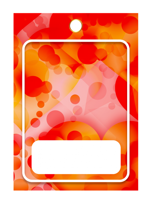 price-list tag red