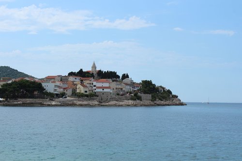 primosten  croatia  sea