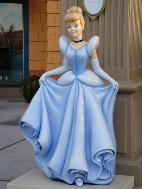 princess character blue