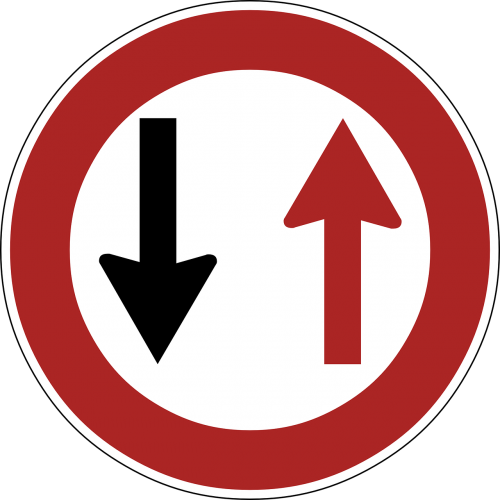 priority oncoming vehicles