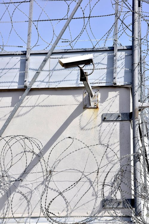 prison  barbed wire  camera