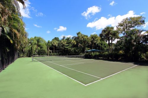 tennis court home
