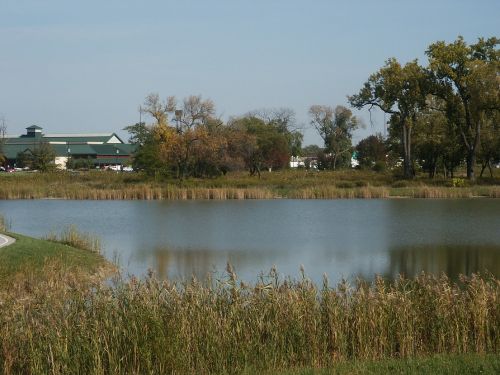 private country club pond