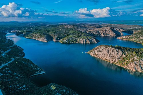 prokljan  lake  croatia