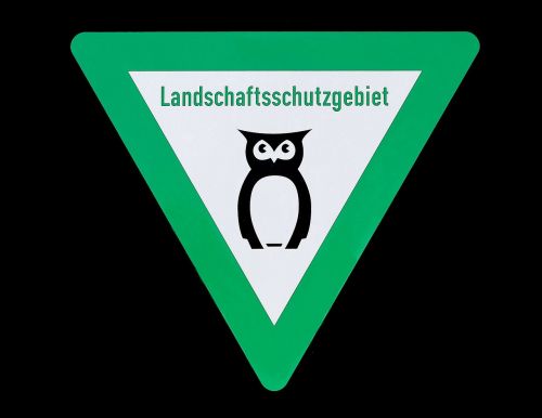 protected landscape area nature conservation shield