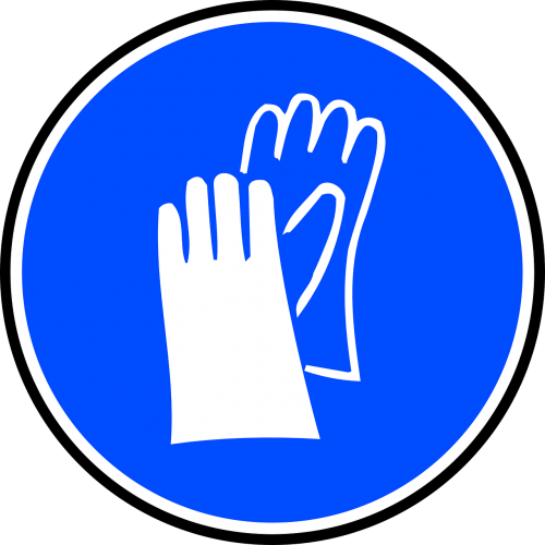 protective gloves mandatory