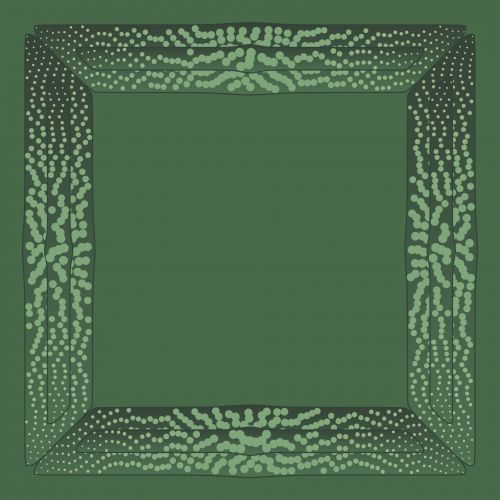 Psychedelic Green Frame
