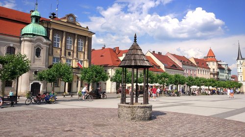 pszczyna  city  the market