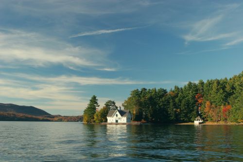 House And Lake