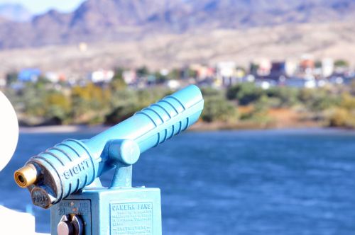 Public Telescope On Colorado River