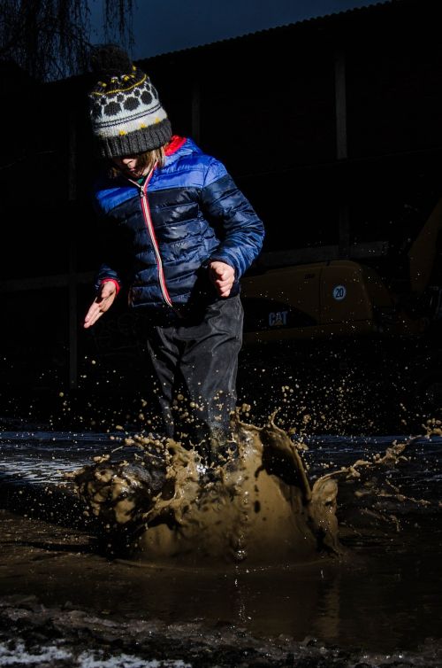 puddle child winter