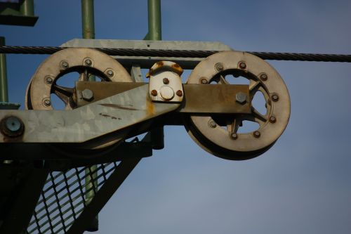 pulley cable round