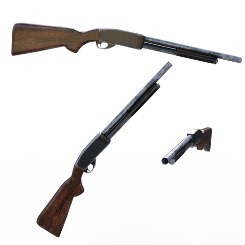 pumpgun  rifle  weapon