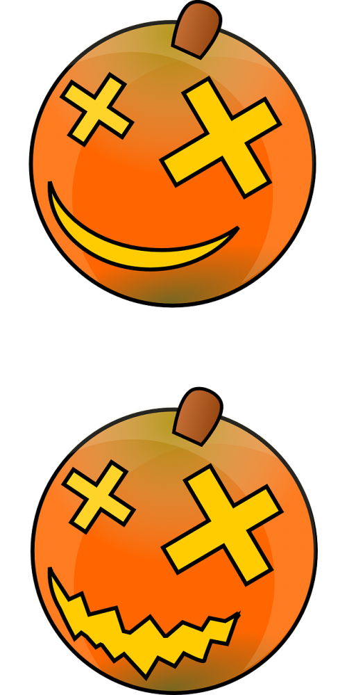 pumpkin face happy