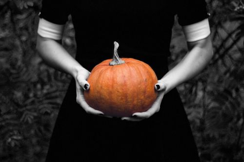 pumpkin lady halloween