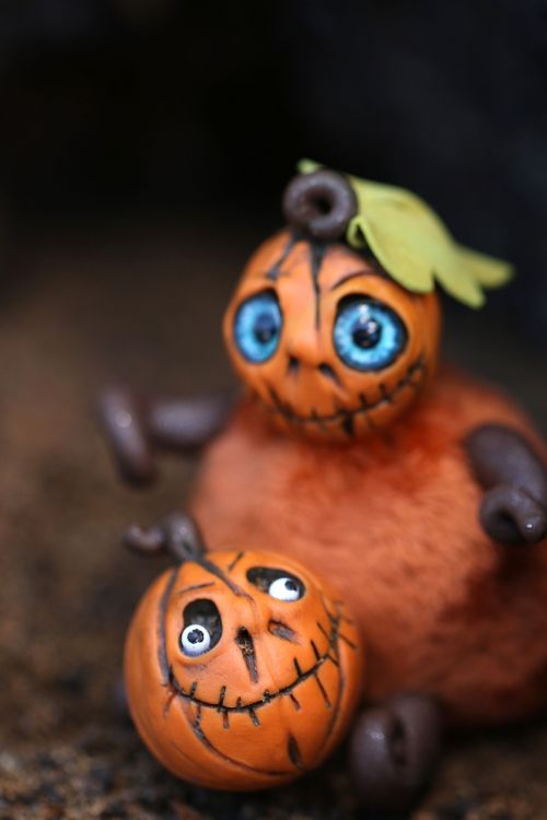 pumpkin halloween figures