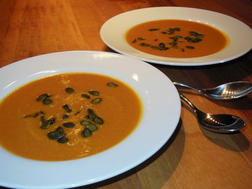 pumpkin soup evening