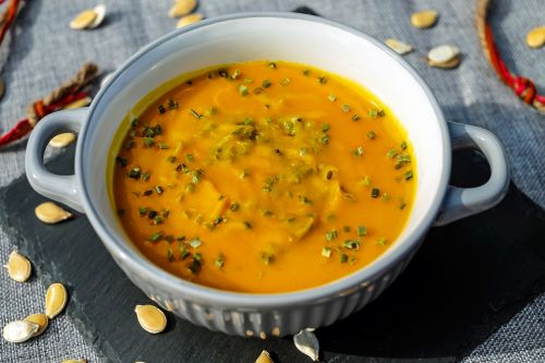 pumpkin soup soup orange