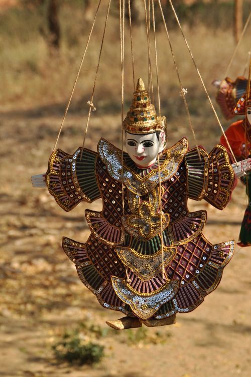 puppet myanmar doll