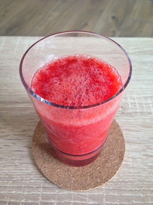 pure strawberry juice