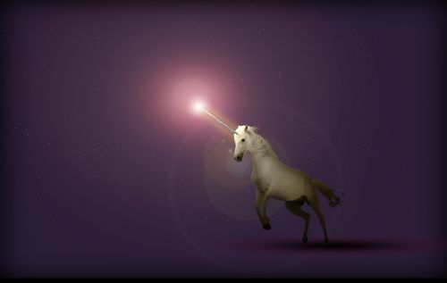 purple unicorn light
