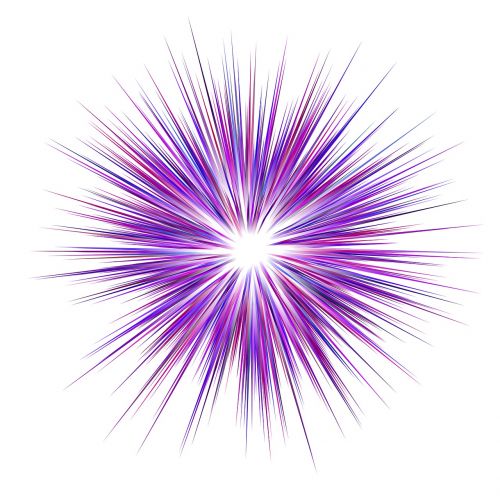 purple sparkler starburst