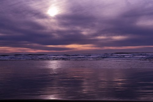 purple  beach  sunset