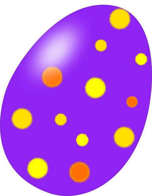 purple egg easter