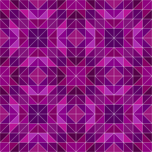 purple triangle pattern