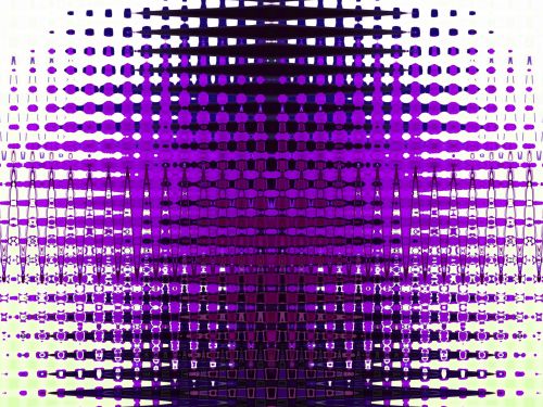 Purple And White Repeat Pattern