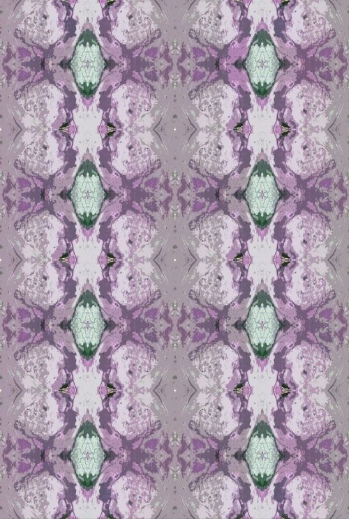 Purple Cutout Pattern