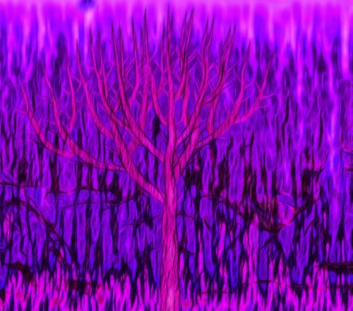 Purple Fantasy Tree