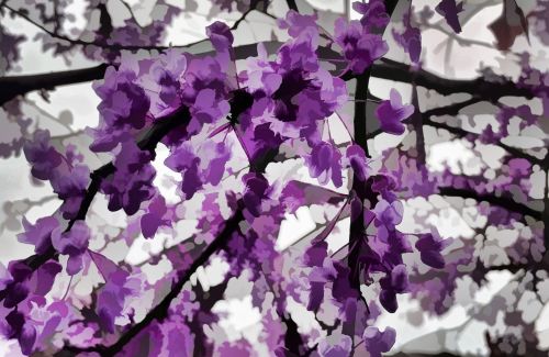 Purple Floral Background