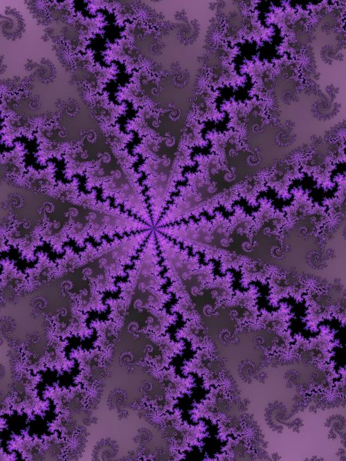 Purple Fractal Background