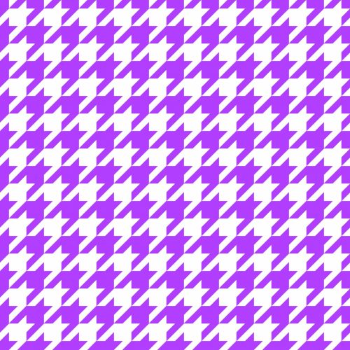 Purple Hounds Tooth