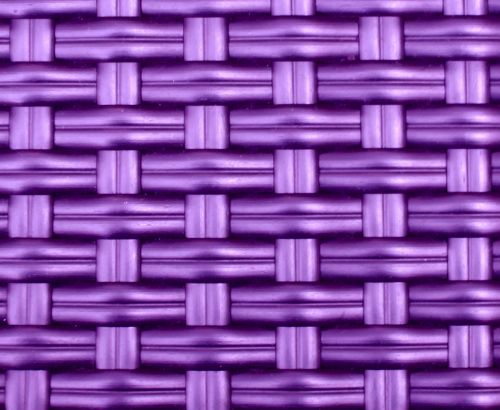 Purple Metallic Basket Pattern