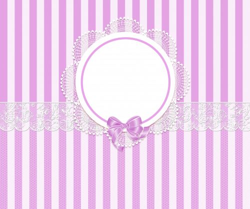 Purple Stripes And Lace Background
