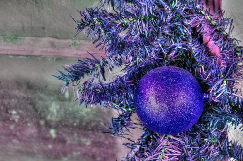 Purple Tree Ornament