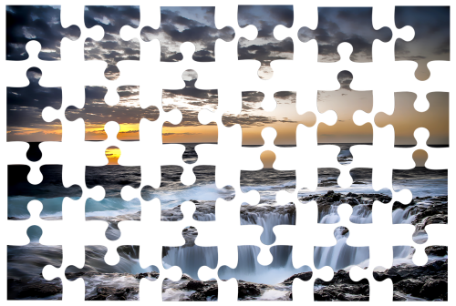 puzzle isolated transparent