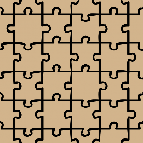 puzzle jigsaw pattern